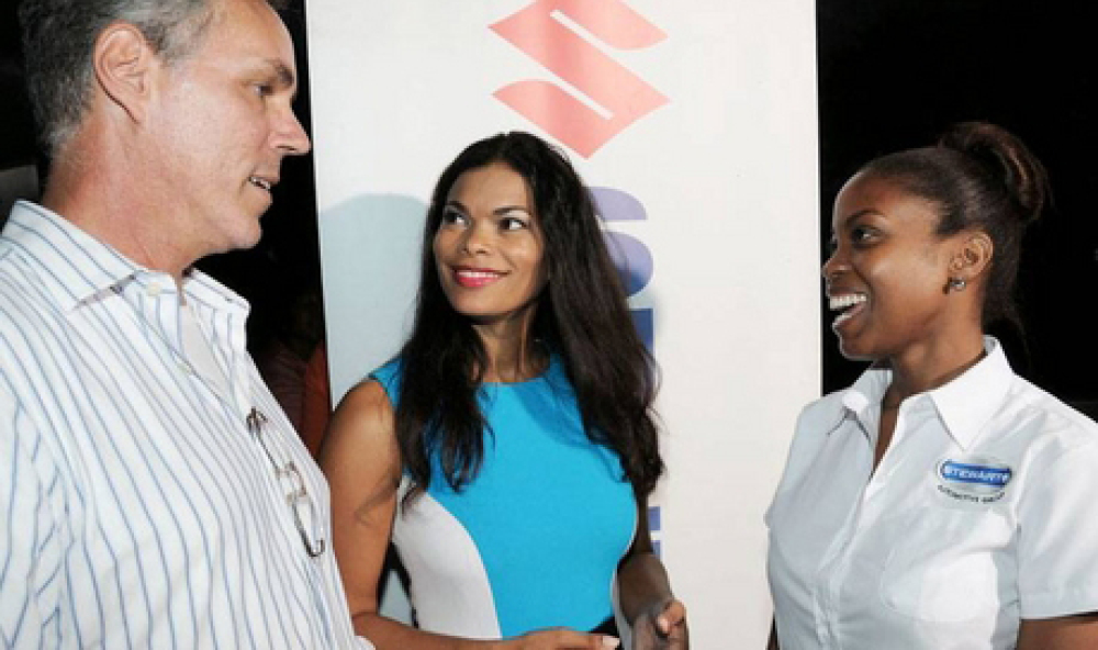 Suzuki Barbados: Stewart's Auto Takes A Liking To Miss Jamaica World