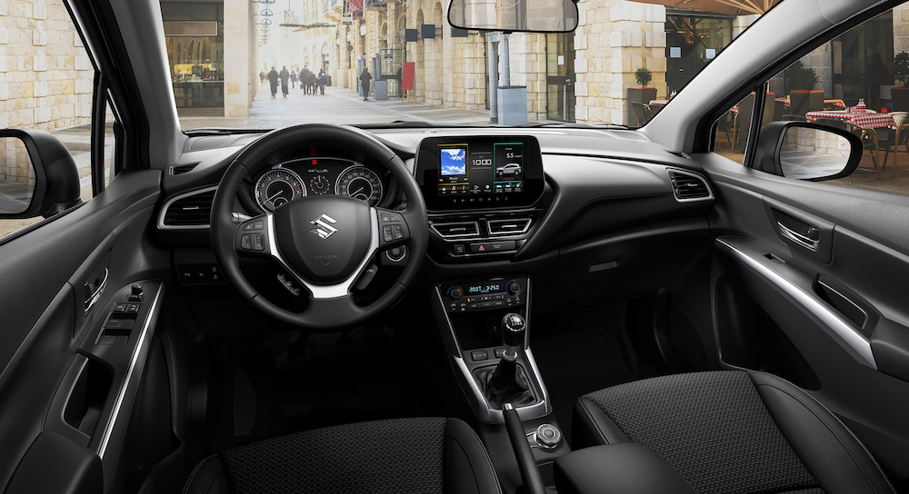 Suzuki s cross interior view