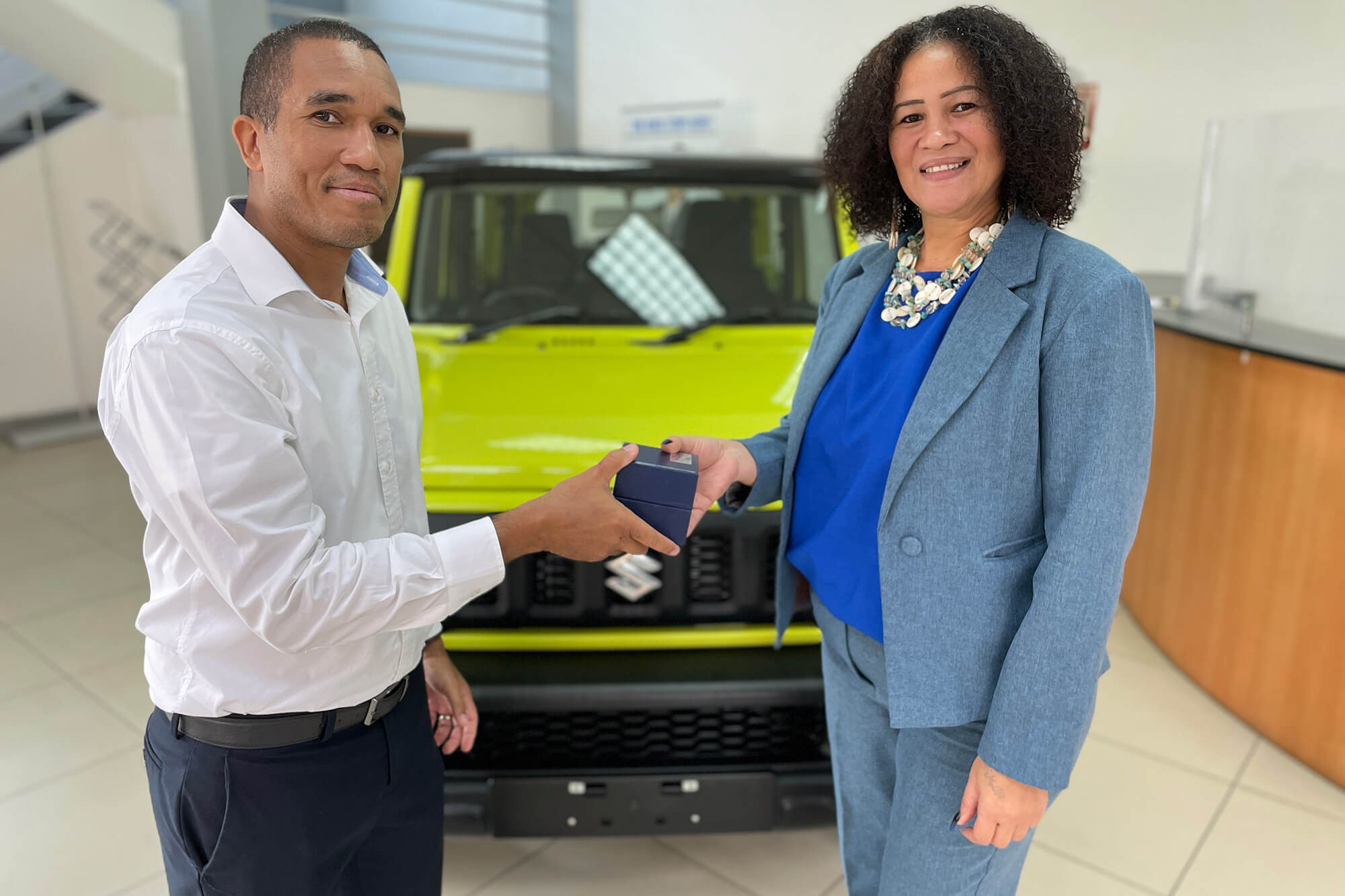 Marissa Chong-Joseph (right) &ndash; Service Advisor Lifestyle Motors Ltd., Barbados