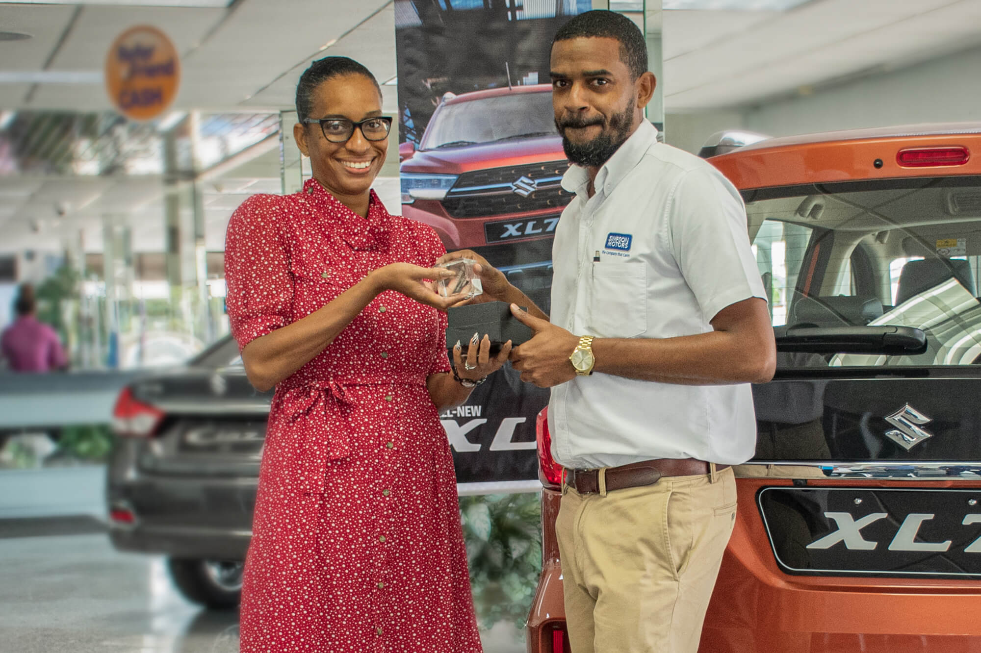 Nicholas Walkes (right) &ndash; Service Advisor Simpson Motors Ltd., Barbados