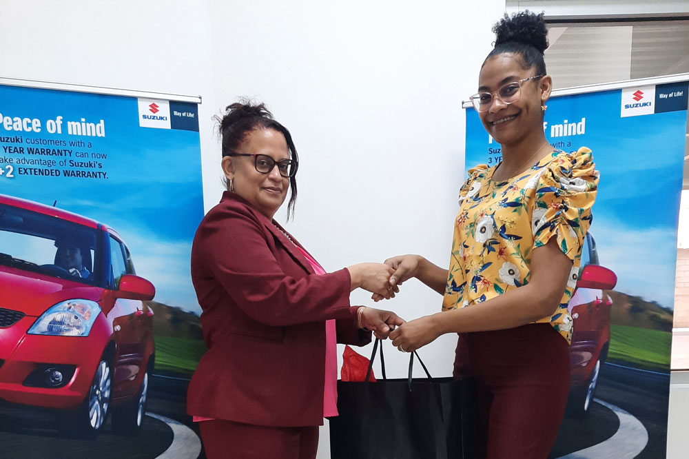 Andrea Williams (right) &ndash; Service Advisor Lifestyle Motors Ltd., Trinidad