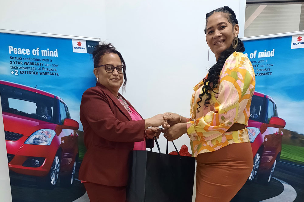 Marissa Chong-Joseph (right) &ndash; Service Advisor Lifestyle Motors Ltd., Trinidad