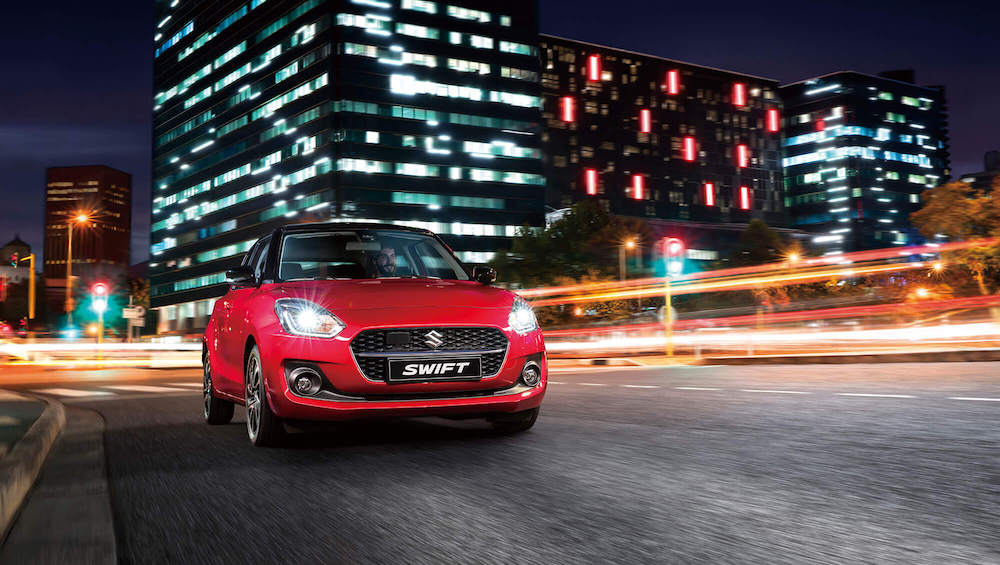 Suzuki Swift on Highway